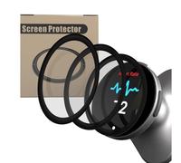 Paquete de 3 protectores de visualización curvados 3D de cobertura completa para estetoscopio digital EKO CORE 500™, HD transparente, protectores de visualización sin burbujas, que proporcionan