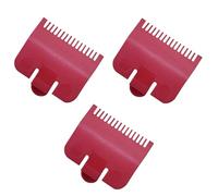 Paquete de 3 protectores profesionales para cortapelos n.º 1/2,1/16 pulgadas, guías de corte compatibles con la mayoría de las cortadoras Wahl