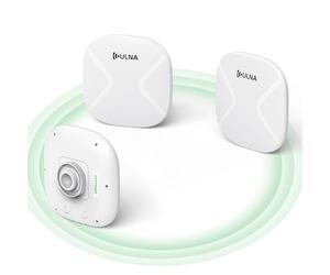 Paquete de 3 puentes inalámbricos para exteriores de 2.4 GHz y 5.8 GHz, puente inalámbrico ULNA de punto a 2 puntos para exteriores CPE802T, puerto LAN de 1000 Mbps, puente WiFi de largo alcance de