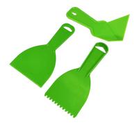 Paquete de 3 raspadores de masilla DIY con patrón de textura, peine y herramientas de paleta de esquina para spackling papel tapiz eliminación de pintura flexible herramienta raspadora de pintura
