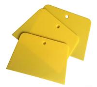 Paquete de 3 raspadores de película de plástico automotriz para pintura de chapa y trabajo de masilla para eliminar burbujas de aire y lograr una aplicación suave de pintura de automóvil (suave)