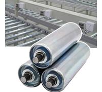 Paquete de 3 rodillos de alimentación de mesa transportadora para carpintería de 1 pulgada y 2.4 pulgadas de diámetro, rodillos transportadores de repuesto para soportes de rodillos, herramientas