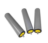 Paquete de 3 rodillos transportadores de PVC no alimentados - 6 8 12 18 22 24 28 pulgadas para uso agrícola - piezas de repuesto de transmisión por gravedad de 1 a 2.4 pulgadas de diámetro (D-38 mm