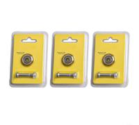 Paquete de 3 ruedas cortadoras de azulejos de 22 mm con tornillos, rueda de corte giratoria manual de repuesto para azulejos de porcelana y cerámica, herramienta de puntuación de rodamientos de bolas