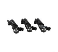 Paquete de 3 ruedas de trípode en forma de L de 50 mm silenciosas para soportes de audio profesionales y plataformas de monitor de estudio, color negro