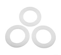 Paquete de 3 sellos de inodoro de repuesto de doble descarga compatibles con modelos Bay de 3 pulgadas 83SGB y 039961011794 de goma blanca, fácil de instalar, tanque a cuenco, fugas para restaurar el