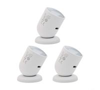 Paquete de 3 sensores de presencia humana SNZB-06P detector de movimiento de onda milimétrica para ZigBee 3.0 Smart Home Automation ABS PC blanco (3 piezas)