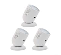 Paquete de 3 SNZB-06P para sensor de presencia humana Zigbee 3.0, detector de movimiento de onda milimétrica para automatización inteligente del hogar, compatible con hub zigbee, carcasa ABS y PC