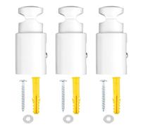 Paquete de 3 Soporte Toallero Radiador, Soporte para Radiadores de Pared, Soportes de Repuesto para Toallero Radiador, Montaje de Pared Calefactado, Compatible con Toalleros Rectos y Curvos