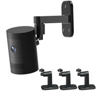 Paquete de 3 soportes de pared para cámara, compatible con la batería Ring Stick Up Cam/Plug-in/Camera Pro Battery/Ring Indoor Cam (1ª generación), montaje ajustable de 360 grados sin taladro para