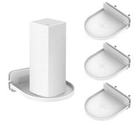 Paquete de 3 soportes de pared para sistema WiFi de malla para el hogar, soporte de pared para Tenda Nova Linksys Velop TP-Link D-Link para Google Nest Wifi Router Stand (blanco)