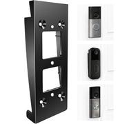 Paquete de 3 soportes laterales para timbre de puerta, montaje de ajuste de ángulo lateral de vinilo para timbre con cable Plus y Pro 2025 y cámara de timbre de video Blink de 2ª generación (3)