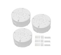 Paquete de 3 Soportes Universales para Cajas de Conexiones de Cámaras de Seguridad, Montaje en Pared o Techo, Resistentes Al Agua para Exteriores