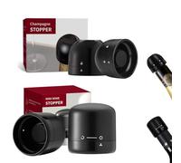 Paquete de 3 tapones de vino reutilizables al vacío para cerveza, champán, alcohol, vino espumoso, regalo para amantes del vino tinto (mezcla, paquete de 4)