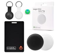 Paquete de 3 tarjetas Air Tag, rastreador de equipaje Bluetooth funciona con Apple Find My APP (solo iOS, no para Android) para buscador de llaves y localizador de artículos en equipaje, mochila