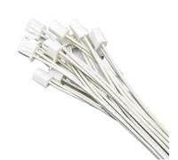 Paquete de 3 termistores 3950 100 K para Ender 3 Pro/5 para cr-10 3 Pack | 100 K ohmios, rango de -40 a 300 °C, XH2.54-2P, cable de 1 m, respuesta rápida para y cama térmica