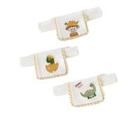 Paquete de 3 toallas de algodón absorbentes para niños, lavables a máquina, diseño ligero para jardín de infantes, comodidad, multiusos, toalla de sudor para bebé