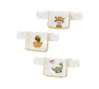 Paquete de 3 toallas de algodón absorbentes para niños, lavables a máquina, diseño ligero para jardín de infantes, comodidad, multiusos, toalla de sudor para bebé