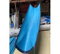 Paquete de 3 tolvas de descarga de PVC de alta resistencia - Tolva portátil plegable for obras y almacenes | Resistente al desgarro | Ahorra mano de obra(17.7in/45cm,1500cm/49.2ft)