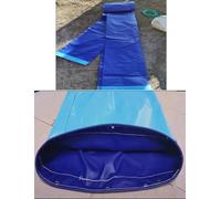 Paquete de 3 tolvas de descarga de PVC resistentes al agua y al desgarro for construcción y almacenes.(17.7in,9.8ft)