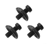 Paquete de 3 tornillos de retención de 1-1/4 pulgadas para Craftsman para poulan para ciclistas de giro cero, kit de herramientas de husillo de metal