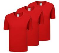 Paquete de 3 Unidades - Camiseta con Mangas Cortas 100% Algodón 3-TS135
