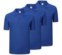 Paquete de 3 Unidades - Polo 100% Algodón Uniforme Laboral Industrial Taller MECÁNICO 2-PO200