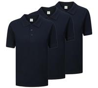 Paquete de 3 Unidades - Polo 100% Algodón Uniforme Laboral Industrial Taller MECÁNICO 2-PO200
