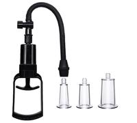 Paquete de 3 ventosas para pezones, juego de ventosas para pezones, agrandamiento de pezones, extractor de leche para pezones extremos, moldeador de pezones