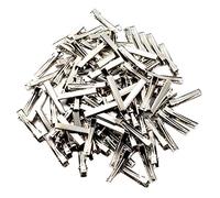 Paquete de 30/100 pinzas planas de cocodrilo de una sola punta para el pelo, lazos de 4 cm (100 unidades)