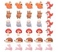 Paquete De 30 Alfileres De Animales De Dibujos Animados, Alfileres De Animales Coloridos, Alfileres Lindos, Alfileres Para Tableros De Alfileres (Estilos Aleatorios)