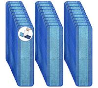 Paquete de 30 almohadillas de limpieza de microfibra para la familia de fregonas Bona, lavables y reutilizables, repuesto seguro para suelos de madera dura y multisuperficie, superabsorbentes
