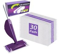 Paquete de 30 almohadillas de repuesto para mopa Swiffer Wet Jet, multisuperficie, madera dura, repuesto de almohadilla de pulverización