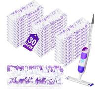 Paquete de 30 almohadillas desechables para fregona Swiffer PowerMop, compatibles con recambios Swiffer Power Mop, repuesto de almohadilla de fregona multisuperficie para limpieza de suelos