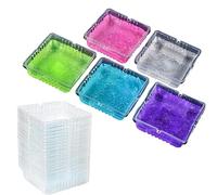 Paquete de 30 ceniceros desechables - Ceniceros sin humo purificador de humo para cigarrillos interior/exterior, portátiles a prueba de viento, fácil de usar, ceniceros para cigarrillos con arena