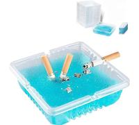 Paquete de 30 ceniceros desechables - Ceniceros sin humo purificador de humo para cigarrillos interior/exterior, portátiles a prueba de viento, fácil de usar, ceniceros para cigarrillos con arena
