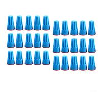 Paquete de 30 conectores de cable impermeables P3W UL listados kits de empalme eléctrico para sistemas de audio de riego de jardín al aire libre 22-14 AWG, azul y rojo