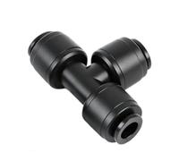 Paquete de 30 conectores rápidos de riego por goteo de 0.25 pulgadas | Configura un sistema de riego de jardín a prueba de fugas rápidamente utilizando estos treinta conectores en T de riego por