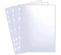 Paquete de 30 Fundas Para Tarjetas Fotográficas A5 de 60 Bolsillos de 5 x 7 Pulgadas Para Carpeta de 6 Anillos,Fundas de Fotos Páginas de Fotos de Doble Cara de 1 Bolsillo Protector de Hojas de Fotos