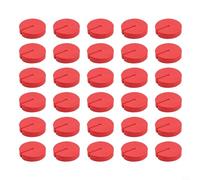 Paquete de 30 fundas protectoras de EVA para anzuelos de pesca para ayudar a organizar el equipo sin rayar las superficies (rojo)