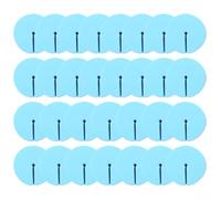 Paquete de 30 fundas protectoras de EVA para anzuelos de pesca para ayudar a organizar el equipo sin rayar las superficies (azul)