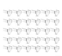 Paquete de 30 insertos de fijación de salida sueltos para asegurar 3 clavijas, tensores de enchufe de plástico ignífugo para detener conexiones tambaleantes en receptáculos estándar de 110 V, kit de