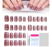 Paquete De 30 Parches Para Uñas De Ojo De Gato, Viene Con 5 Herramientas De Manicura, Uñas Postizas, Parches De Uñas Elegantes, Parches De Uñas Extraíbles, Accesorios De Manicura