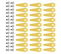 Paquete De 30 Repuestos, Compatible Con Titan, Cuchillas, Compatible Con Bosch Y Cortacésped Robótico Indego 350 400 450 800 1000 1200, Suministro De Cortacésped Robótico