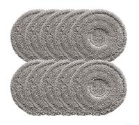 Paquete de 4/10 paños de repuesto para mopas Cecotec para Conga 15090/16090 AI SpinArm Home & Wash Vacuum Cleaner Kit de mopas de microfibra (paquete de 10)