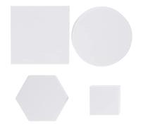 Paquete De 4 Accesorios Fotográficos De Espuma con Forma De Cubo Geométrico para Joyería Cosméticos Maquillaje Decoración De Moda