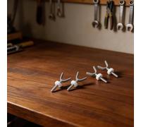 Paquete de 4 adaptadores de riel de puerta en forma de Y para seguridad de bebés y mascotas, kit de montaje de ABS y aleación para superficies de madera, metal, piedra, esquinas en ángulo y espiral