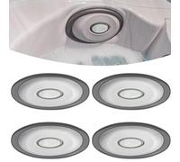 Paquete de 4 almohadas ovaladas de spa 2455-263 y soporte trasero, soporte mejorado, ajuste personalizado para casi todos los jacuzzi J-300 Series jacuzzi 2004-2017 (2472-824)
