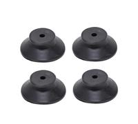 Paquete de 4 almohadillas de goma negra para compresor de aire, aisladores de vibración M6 para bombas de aire, compresores sin aceite y herramientas de taller