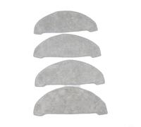 Paquete de 4 almohadillas de microfibra para Vexilar W9 - Piezas reutilizables para aspiradora robot para mantenimiento diario